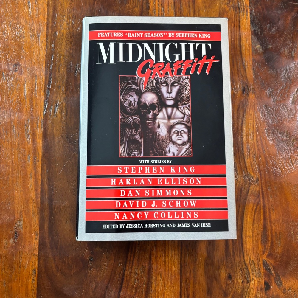 Midnight Graffiti Horror Anthology Stephen King 1992 Warner Books Hardcover